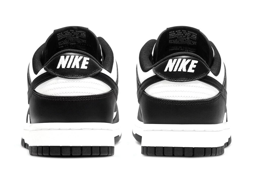 White Black Leather Sneaker Shoes I879449