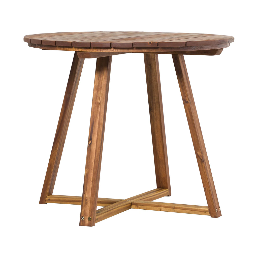 30” Solid Acacia Wood Outdoor Dining Table F26132