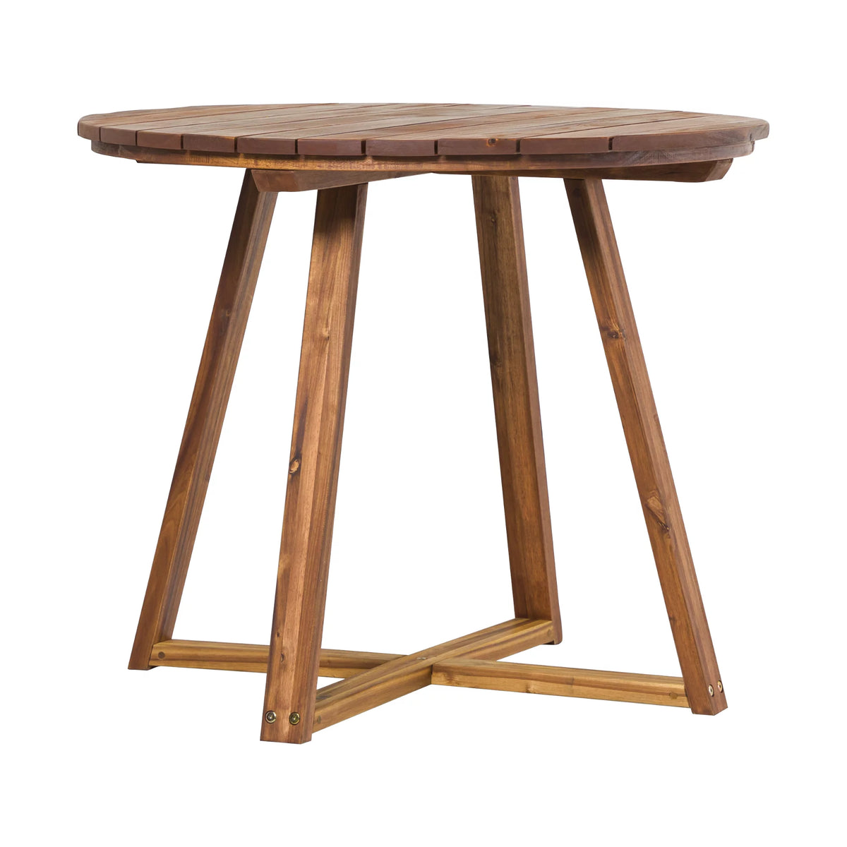30” Solid Acacia Wood Outdoor Dining Table F26132