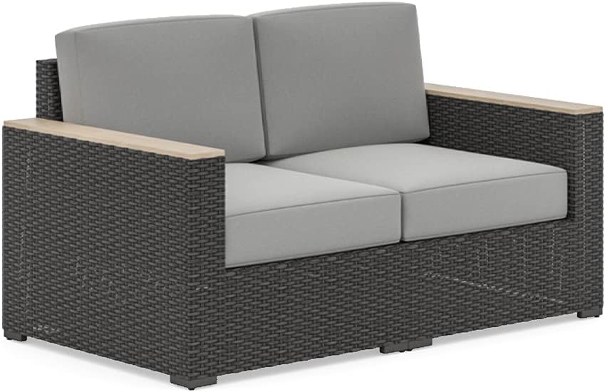 Brown Outdoor Ottoman U18364