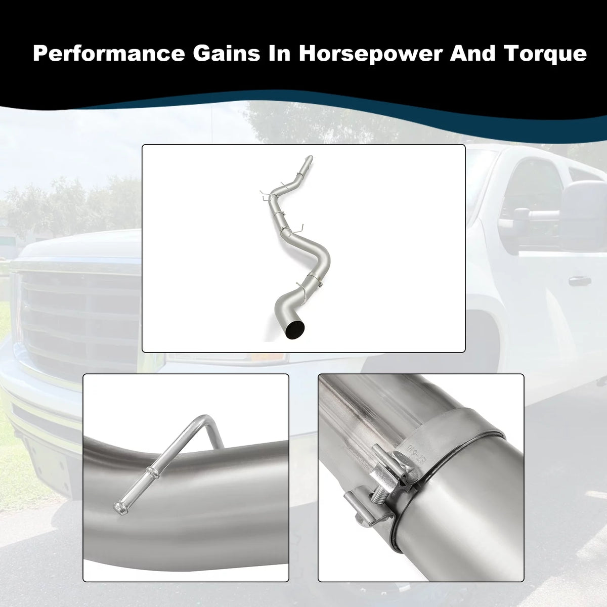 5" Down Pipe Back Exhaust System A6365
