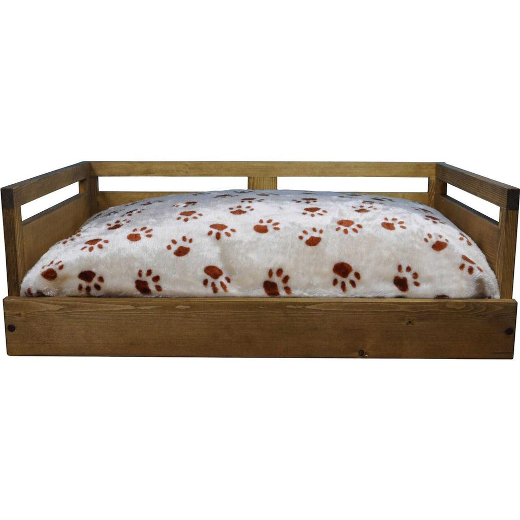 Wooden Pet Bed with Cushion F102214