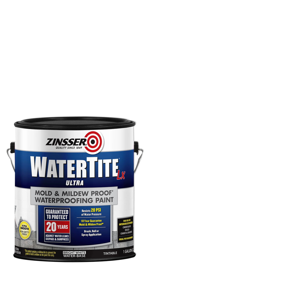White Waterproofing Paint, 1 gallon, 2 Pack G839