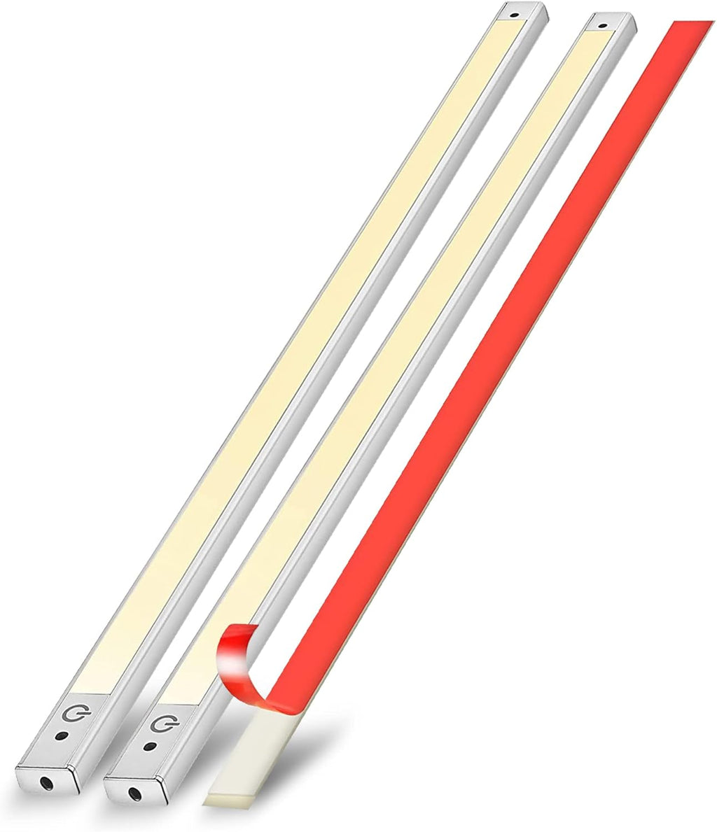 2-Pack 48” Under Cabinet LED Lighting 4000K with 12V Adapter and Sensor Switch U934042