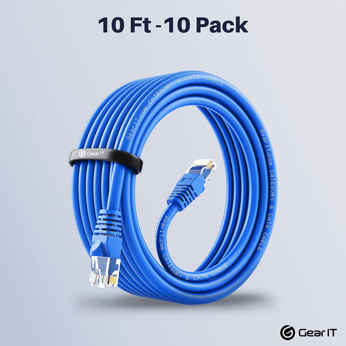 Cat 6 Ethernet Cable 5 ft (24-Pack) Blue C8302