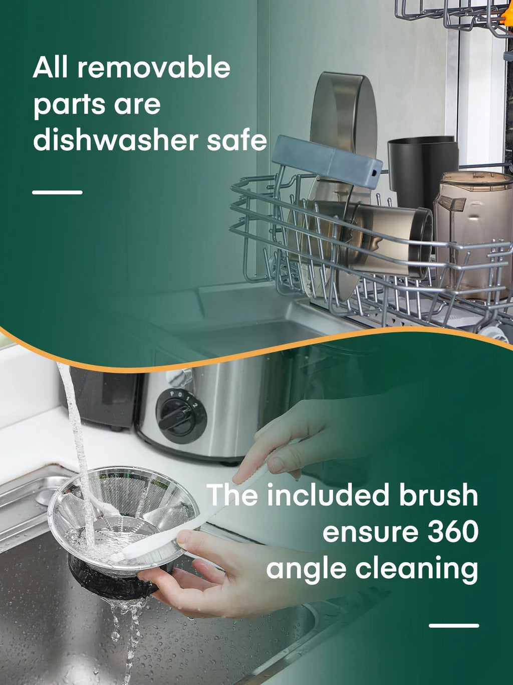 Juicer Machines Vegetable and Fruit with 3-Speed Setting 400W Motor L832323