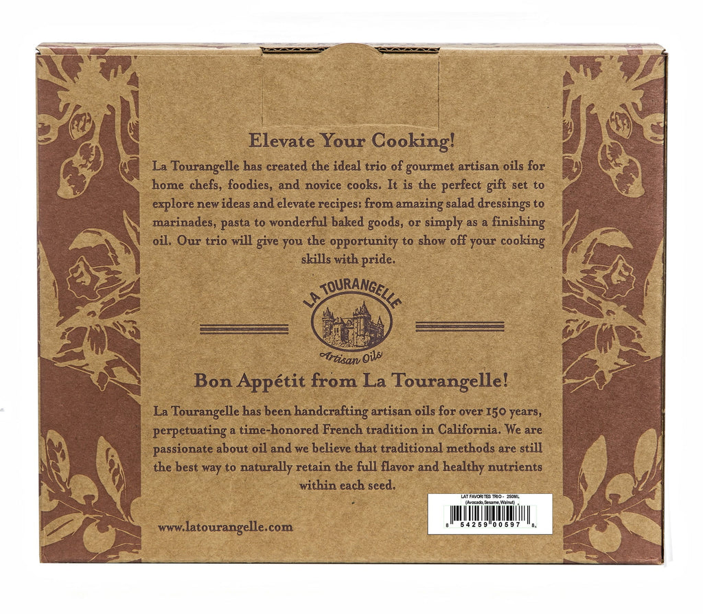 3 x 8.45 oz Roasted Walnut Avocado Toasted Sesame Oil B58577