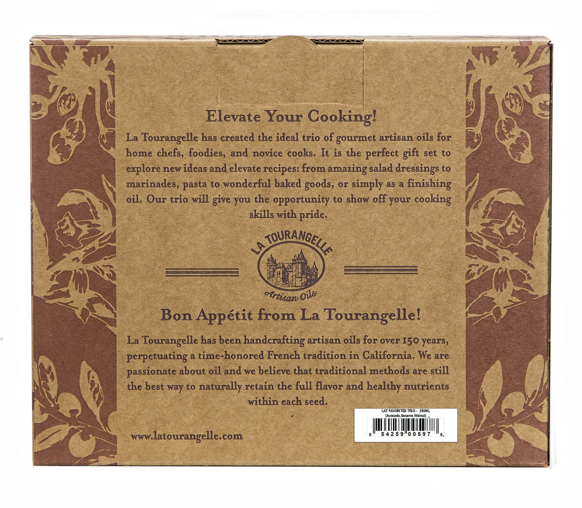 3 x 8.45 oz Roasted Walnut Avocado Toasted Sesame Oil B58577