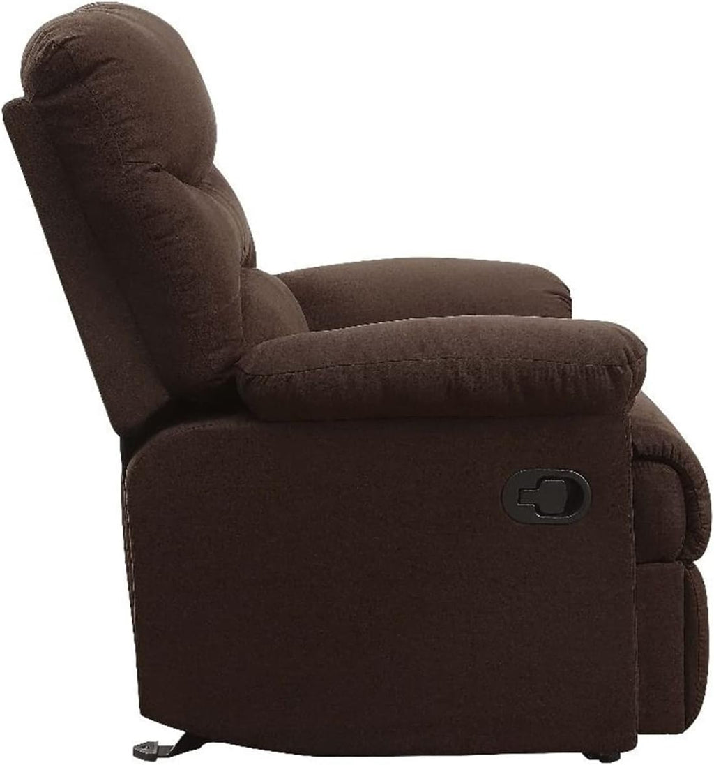 Chocolate Upholstered Motion Recliner M7915