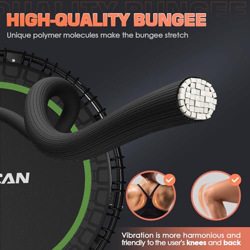 40" Fitness Trampoline with Durable Bungees N21406