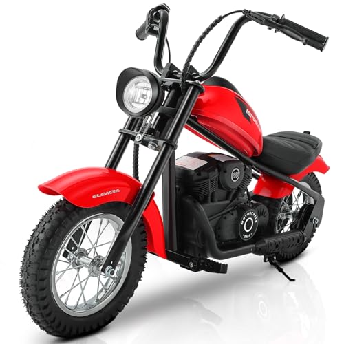Electric Dirt Bike 24V 15 mph 150lb Max Black U286970