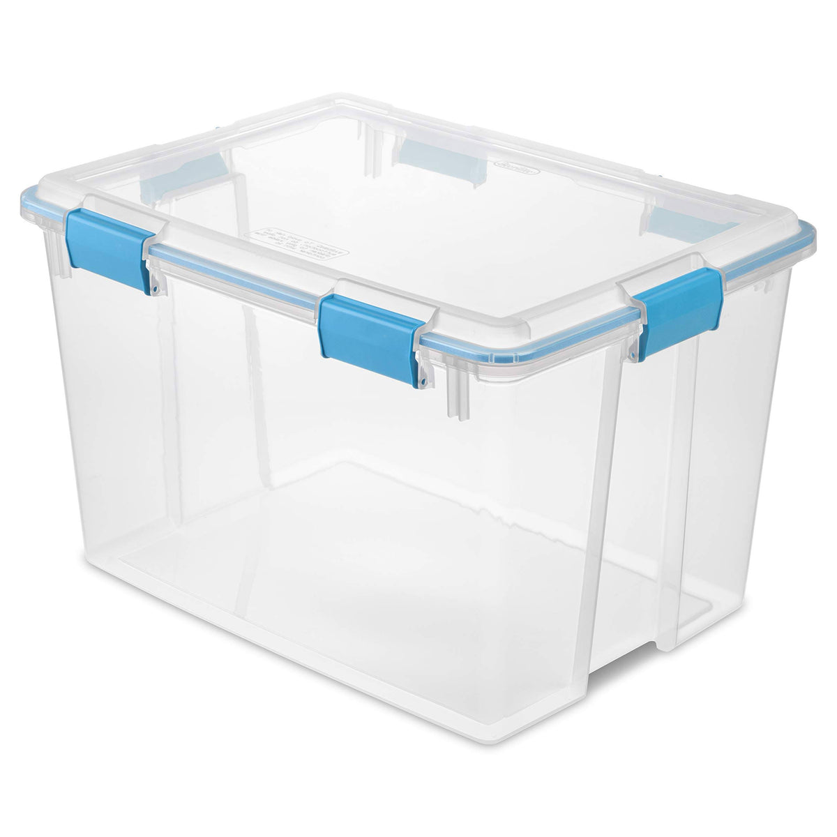 12 Pack Clear Plastic 80 Quart Storage Container M4461