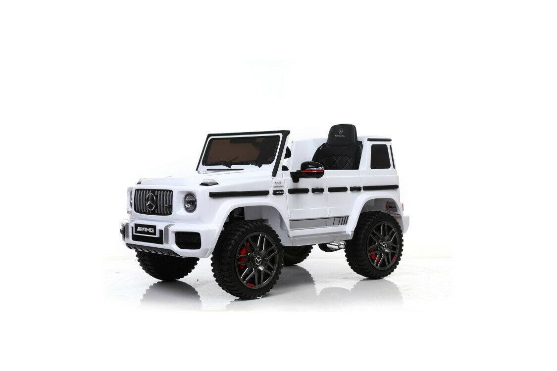 White 6V Kids Ride on Car with MP3 and RC M90268