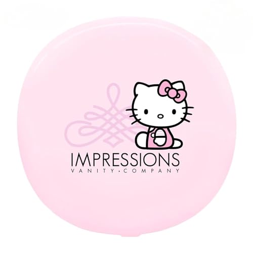 White Compact Mirror with Light O192087
