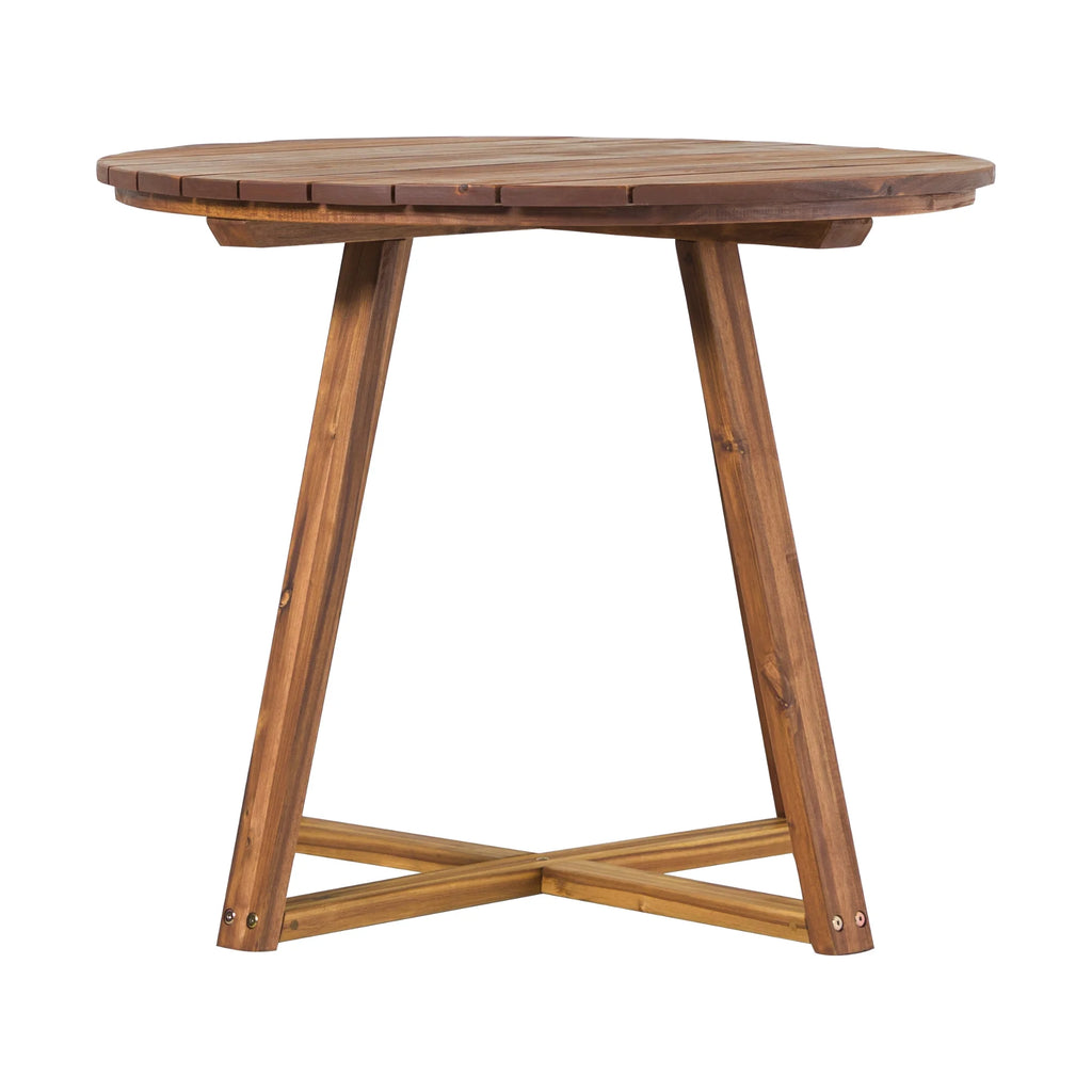 30” Solid Acacia Wood Outdoor Dining Table F26132