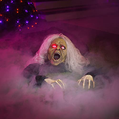 Zombie Halloween Decoration with Sound Effect & Lighted Eyes D112718
