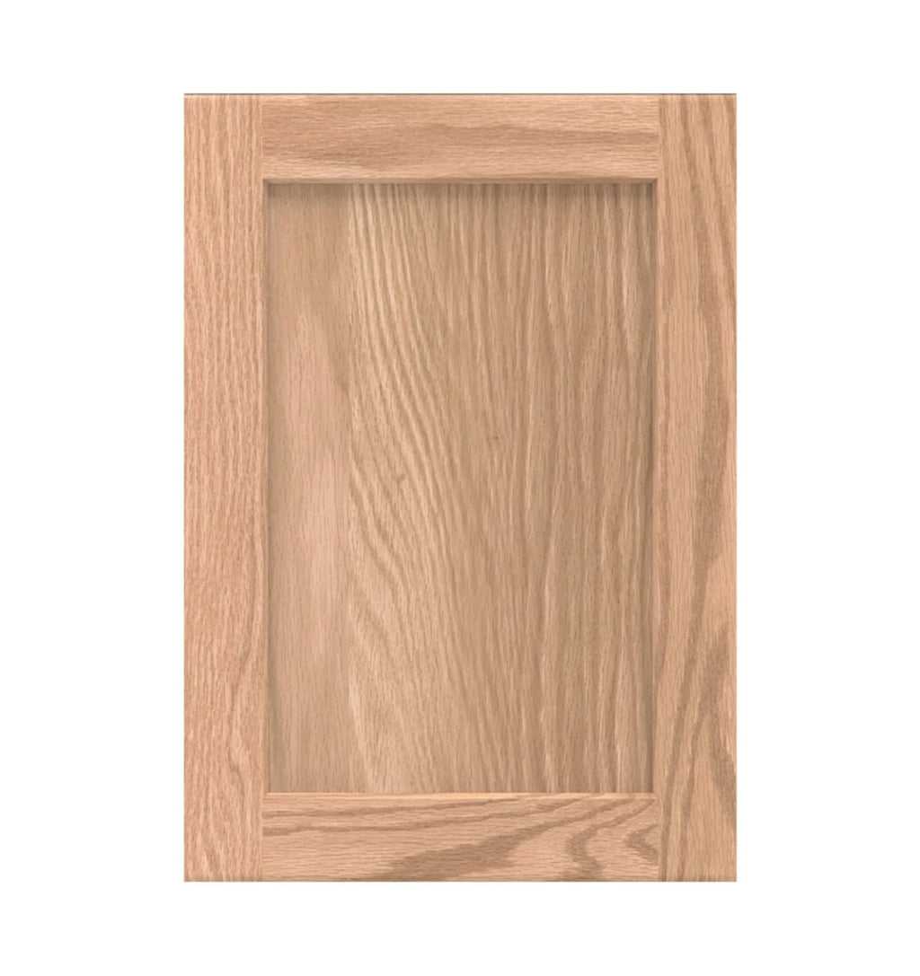 12 x 24 inch Unfinished Oak Wood Cabinet Door Q113824