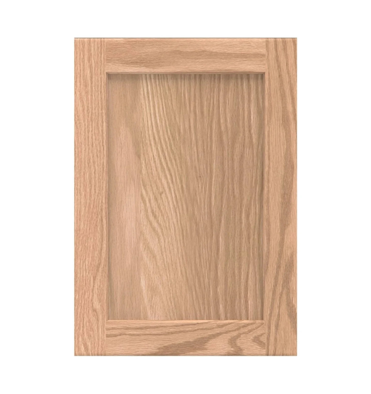 12 x 24 inch Unfinished Oak Wood Cabinet Door Q113824