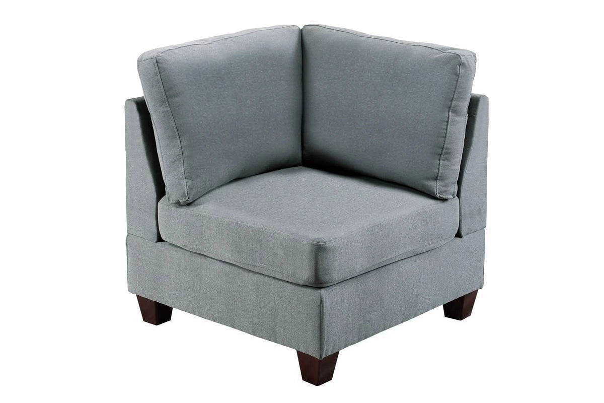 Modular Sectional 6pc Set Gray V3335