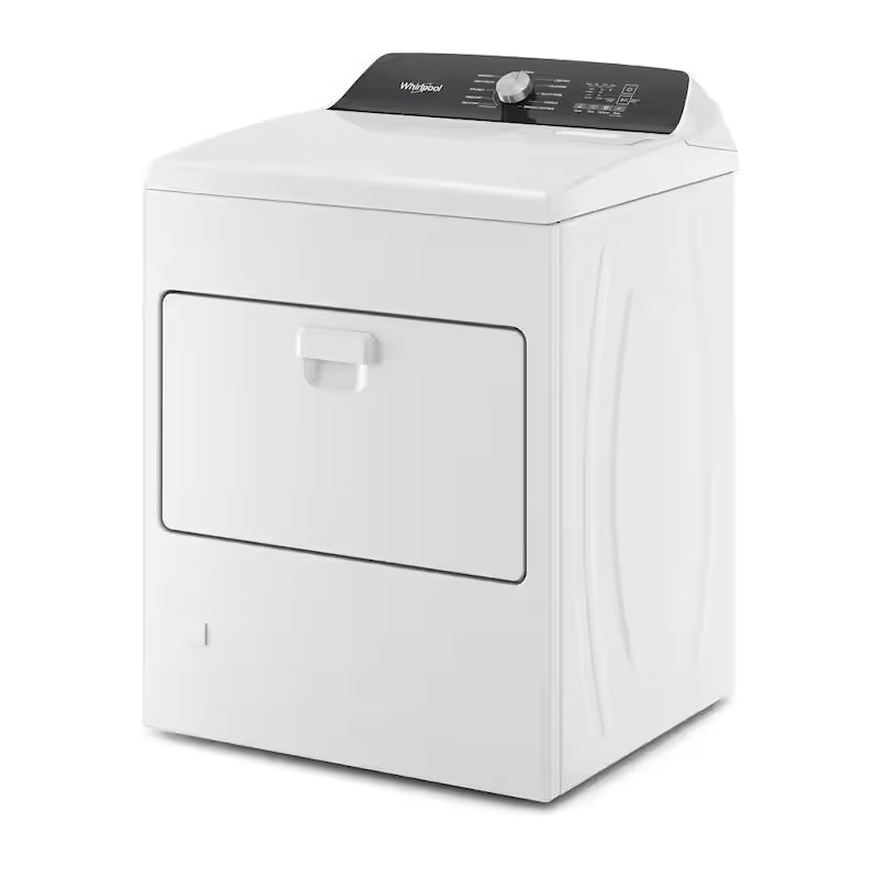 White Top Load Gas Moisture Sensing Dryer E6999