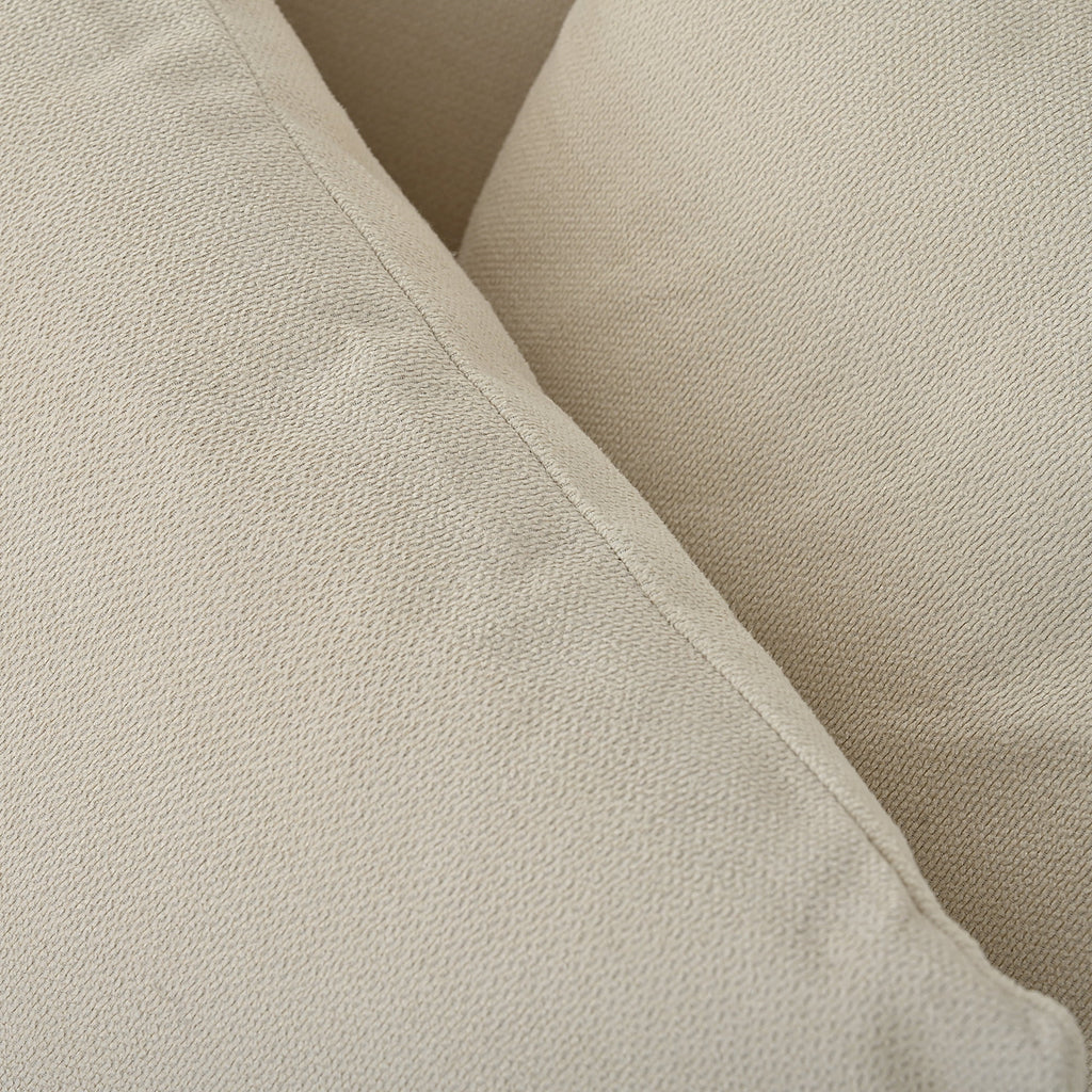 Beige Linen 3 Seater Sofa with 4 Pillows H6738