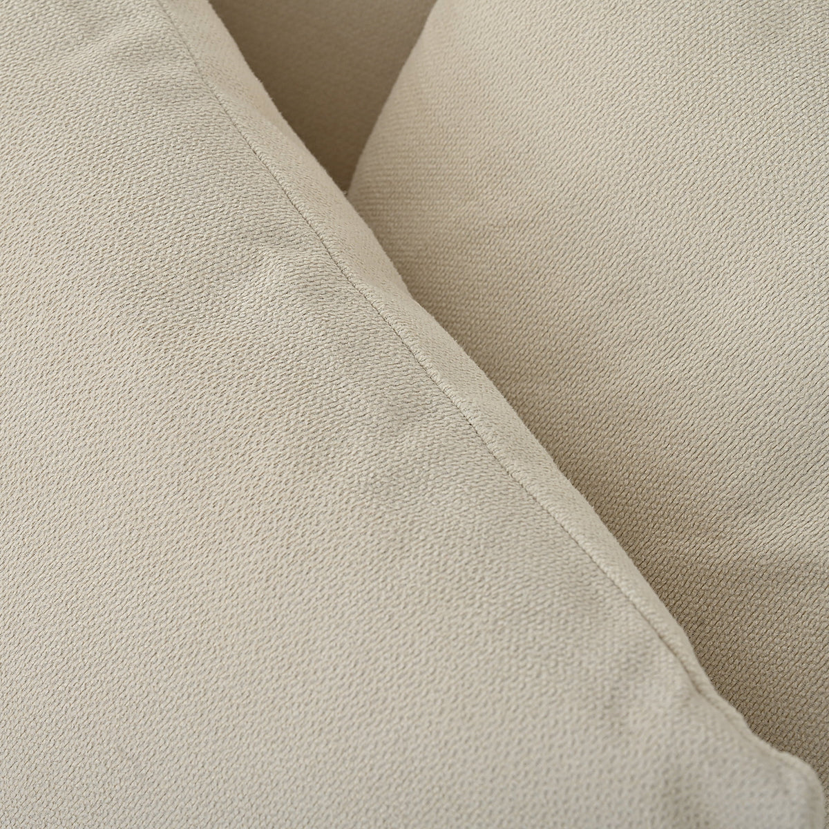 Beige Linen 3 Seater Sofa with 4 Pillows H6738