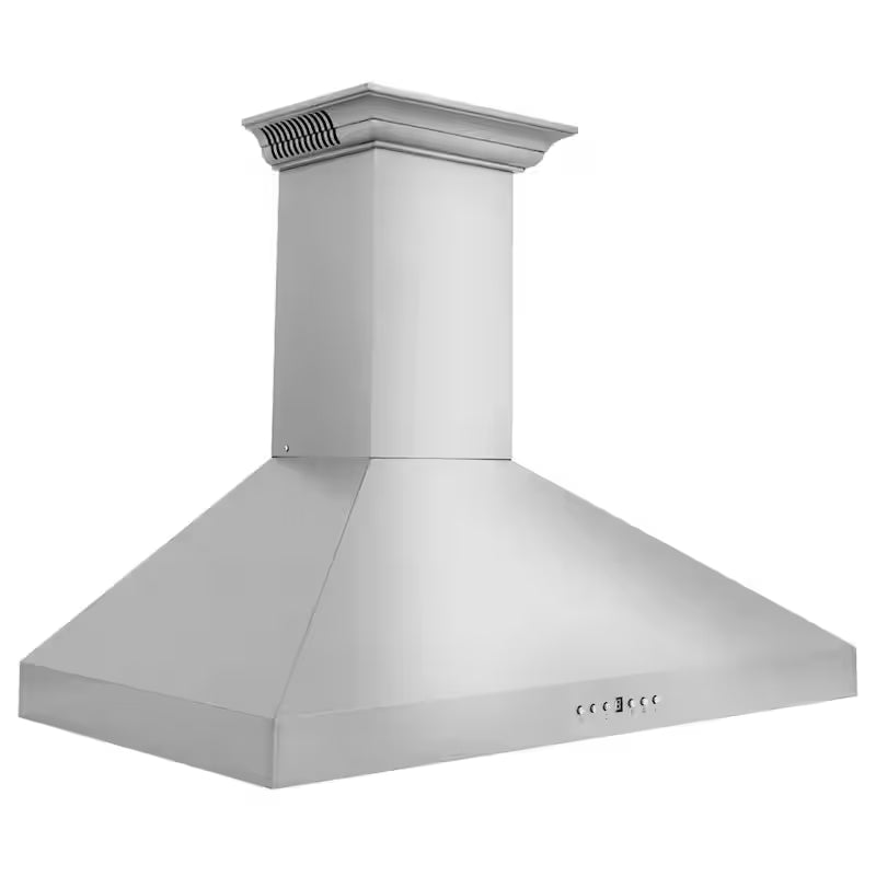 36 in. 400 CFM Ducted Wall Mount Range Hood in Stainless Steel Z62783