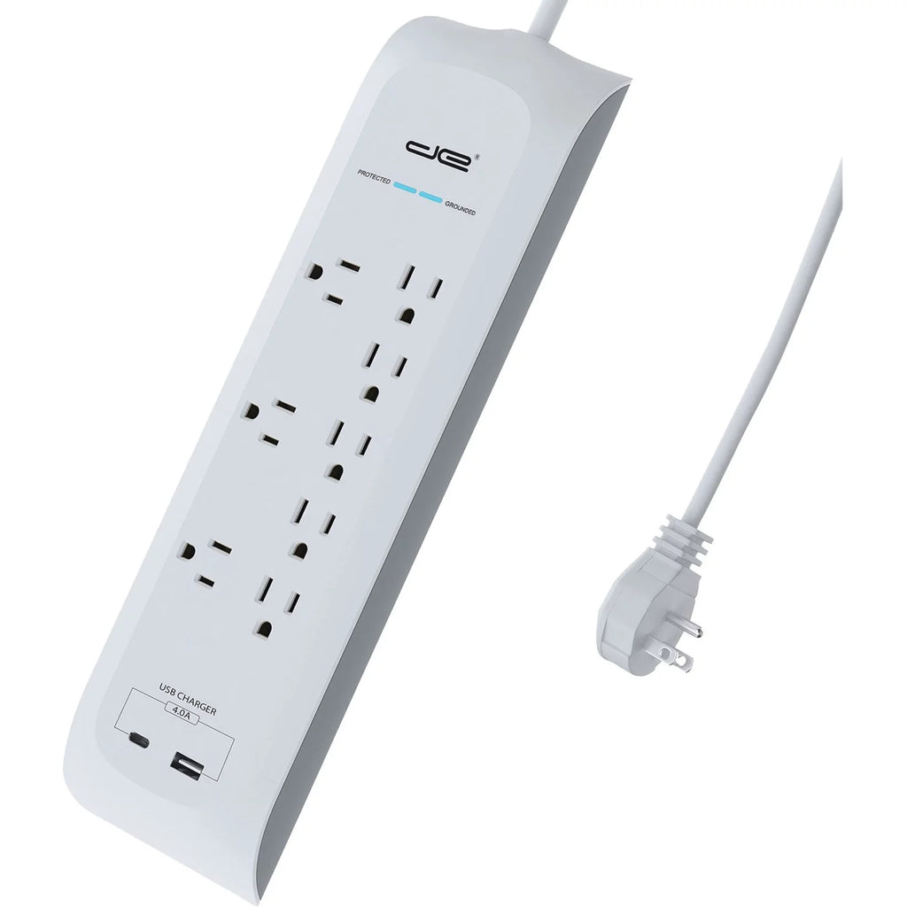 8-Outlet USB-A and USB-C Surge Protector Power Strip Z972