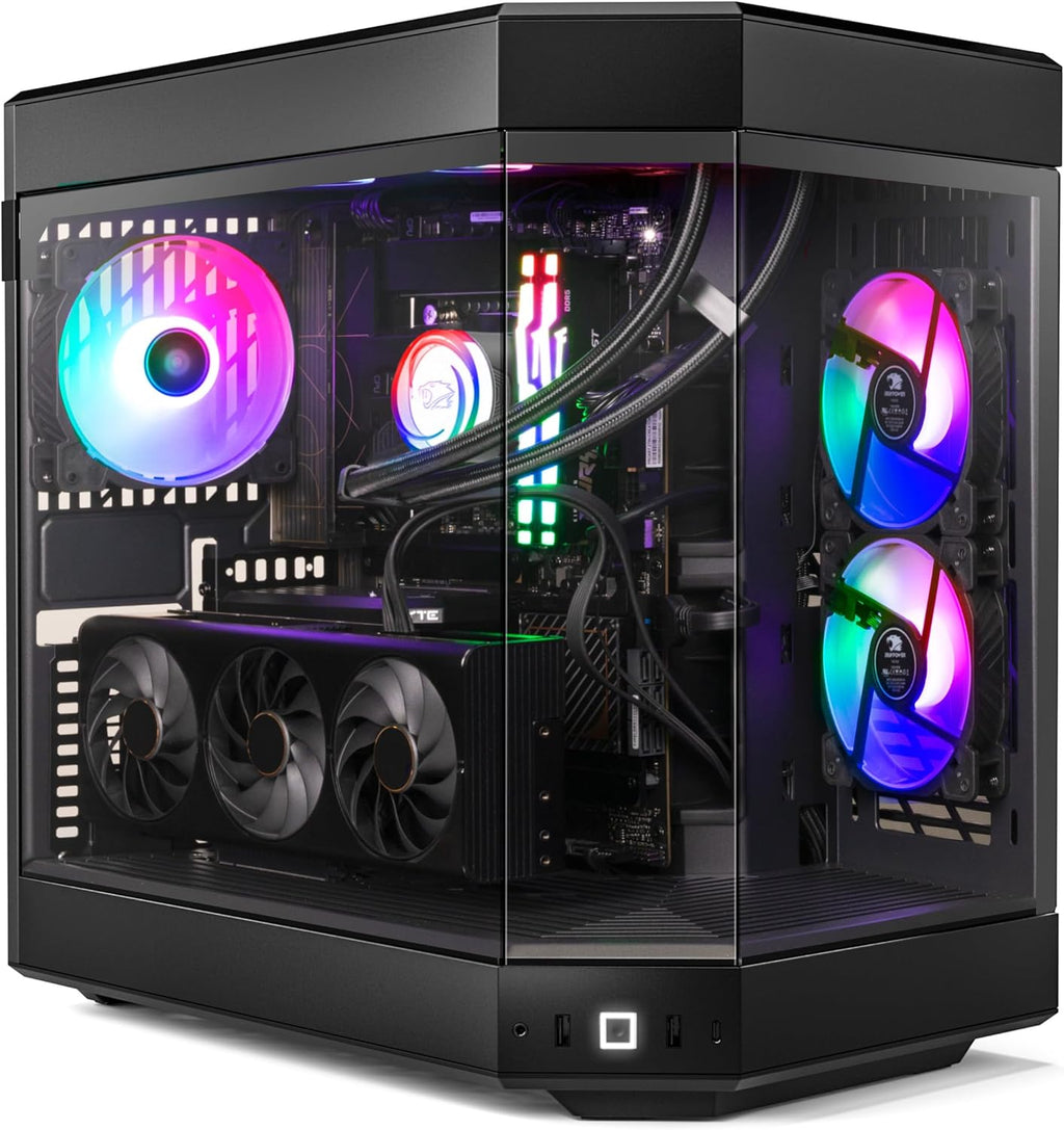 Black Gaming PC Desktop Intel Core i9 13900KF NVIDIA GeForce RTX 4070 12GB 32GB DDR5 1TB NVMe Windows 11 Home J7937