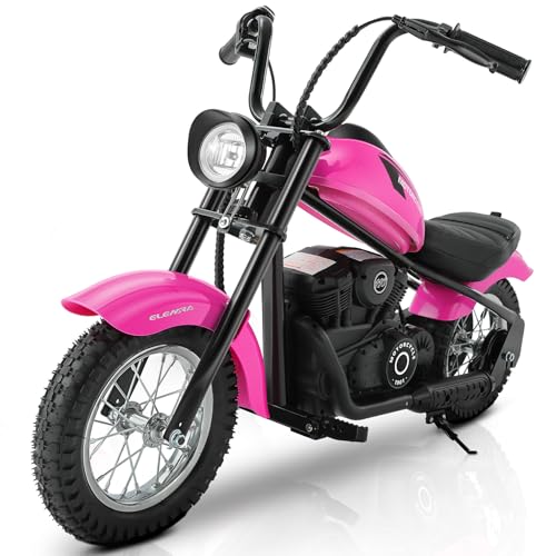 Electric Dirt Bike 24V 15 mph 150lb Max Black U286970