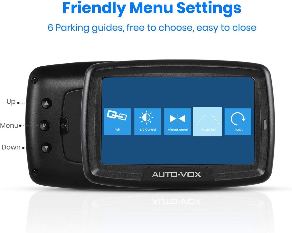 Wireless Backup Camera Kit with 4.3'' Monitor & Rear View Camera V464554