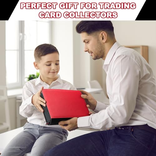 Red Graded Card Storage Binder V137