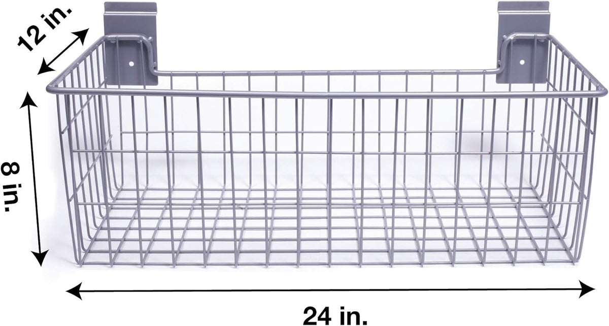 24" x 12" Deep Wire Basket 2 Pack D933