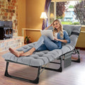 Folding Camping Cot with Mattress & Pillow M29456