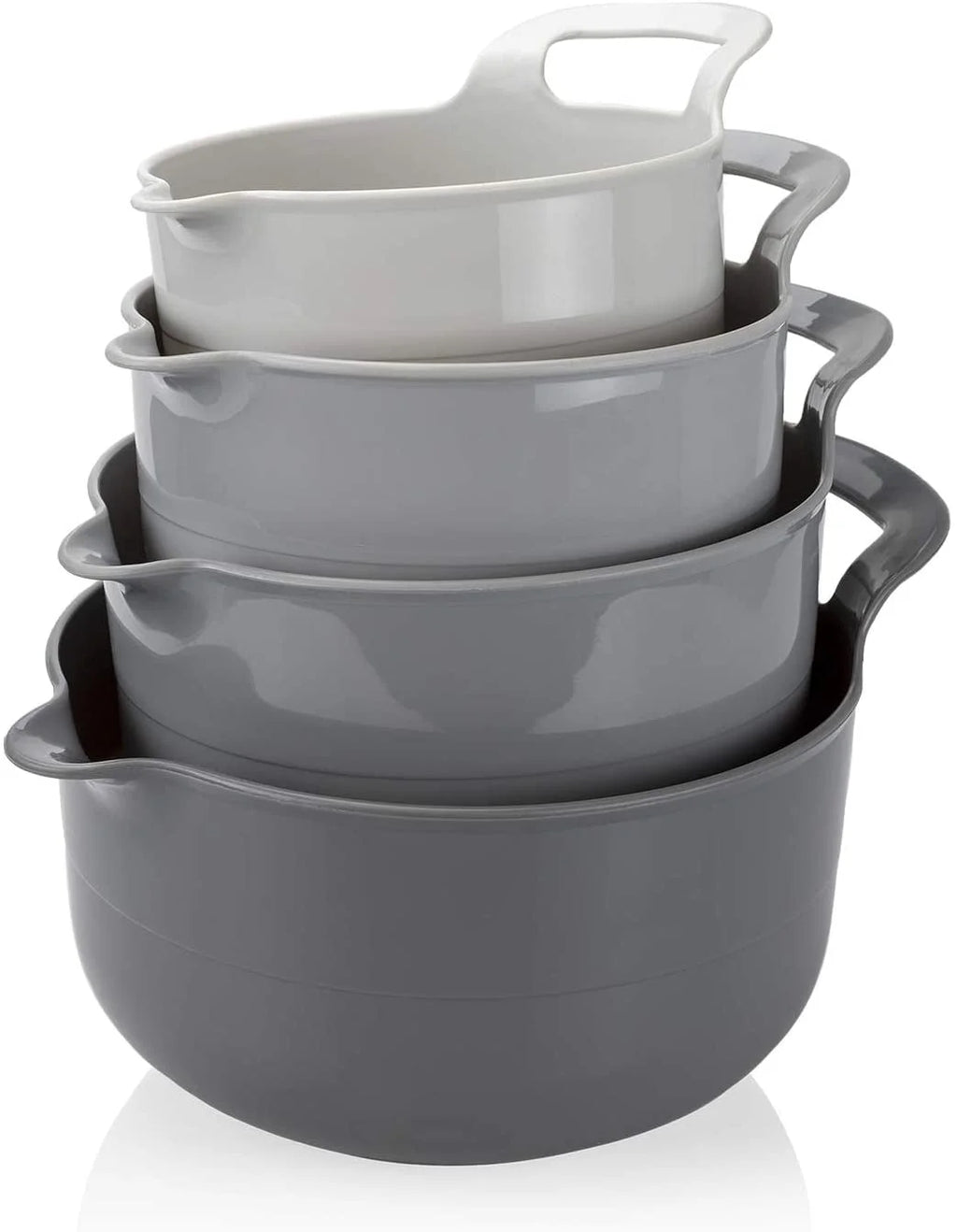 4 Piece Nesting Plastic Mixing Bowl Set B398577