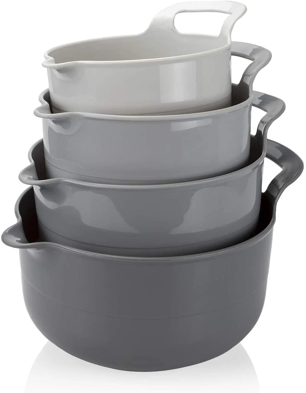4 Piece Nesting Plastic Mixing Bowl Set B398577