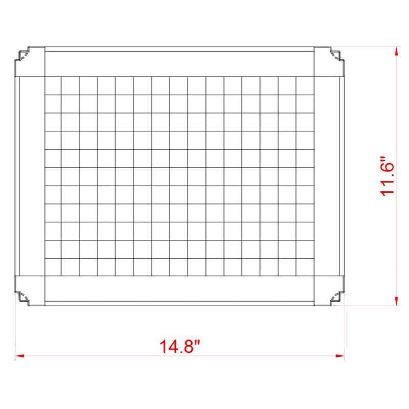 Aquarium Mesh Screen Lid Q9619