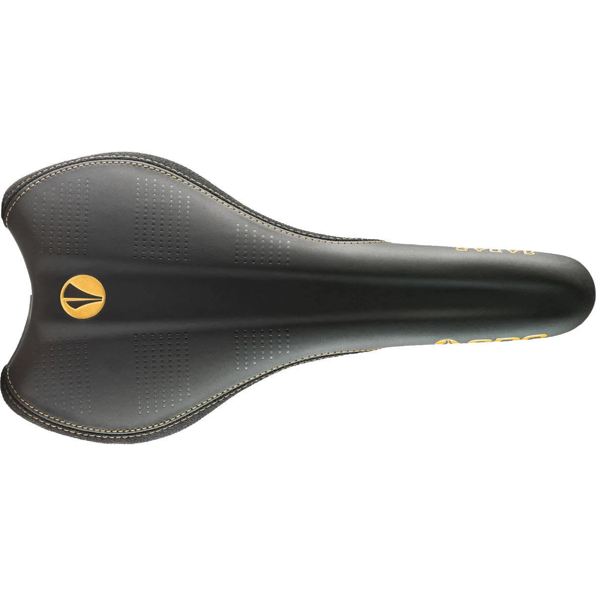 Black / Gold Rail Saddle G45036
