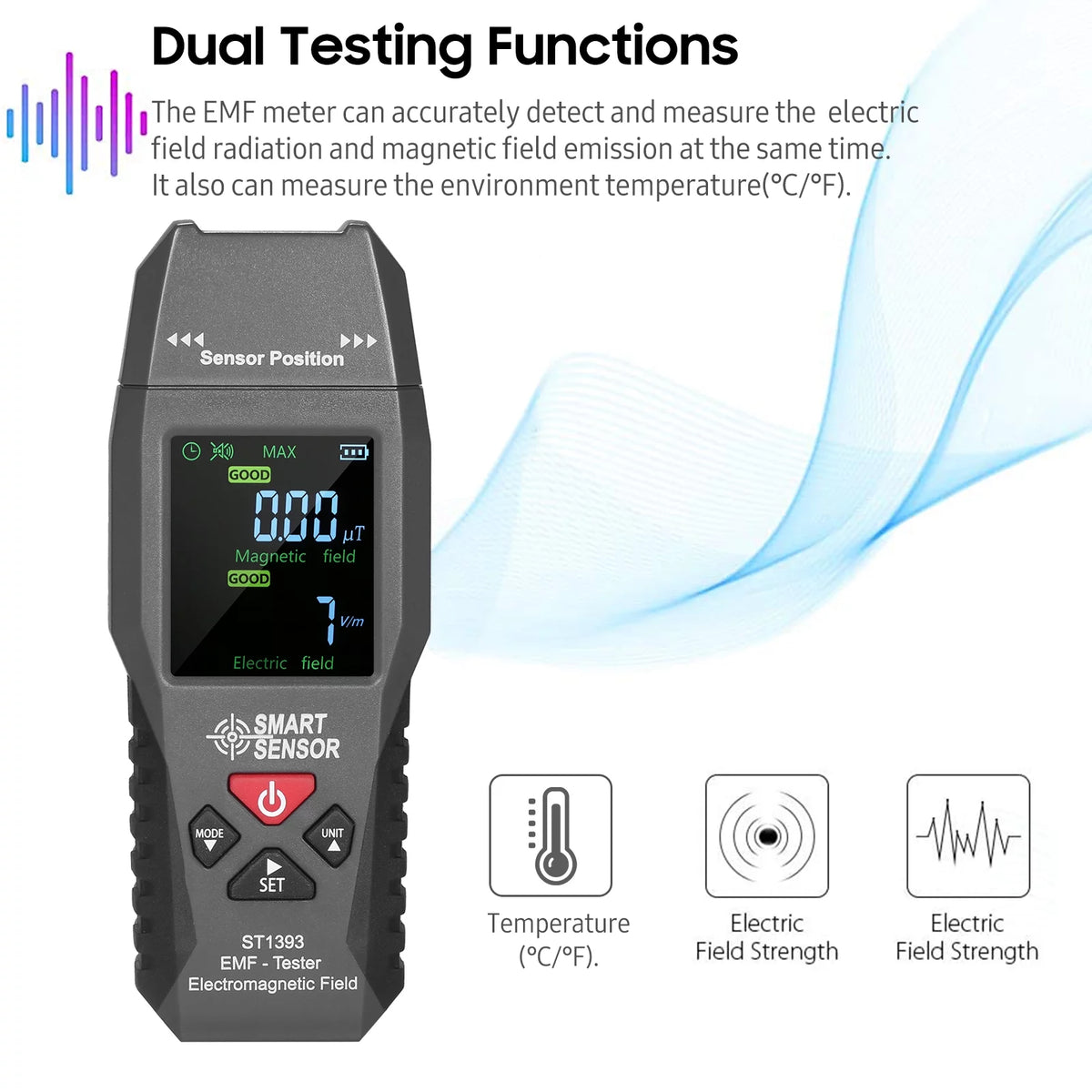 Handheld Mini Digital EMF Meter W777