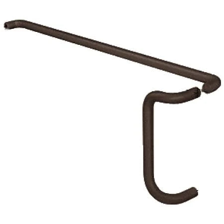Painted Dark Bronze Solid Push Bar and Pull Handle Set L11212