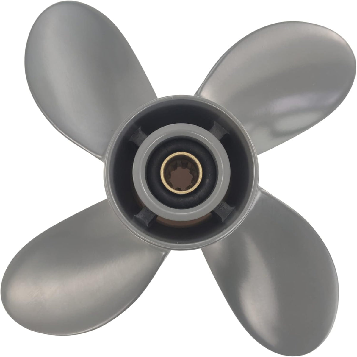 4 Blades 9 1/4x10, 9 1/4x11 Outboard Propeller, 8 Spline Tooth, RH Q522292
