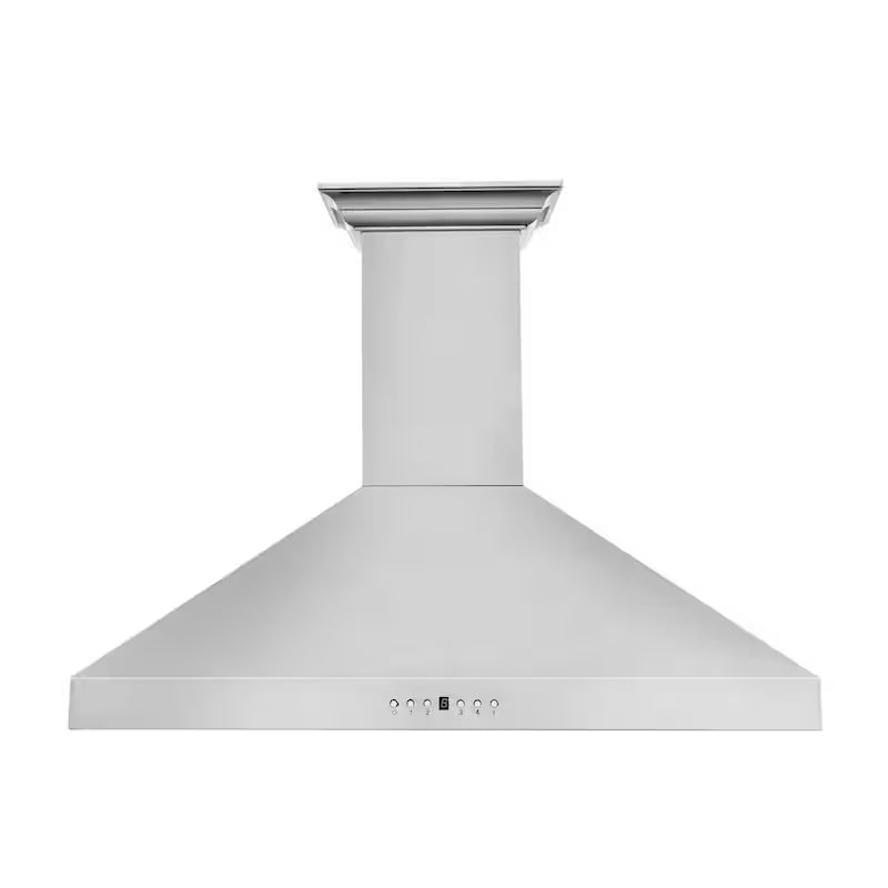 36 in. 400 CFM Ducted Wall Mount Range Hood in Stainless Steel Z62783