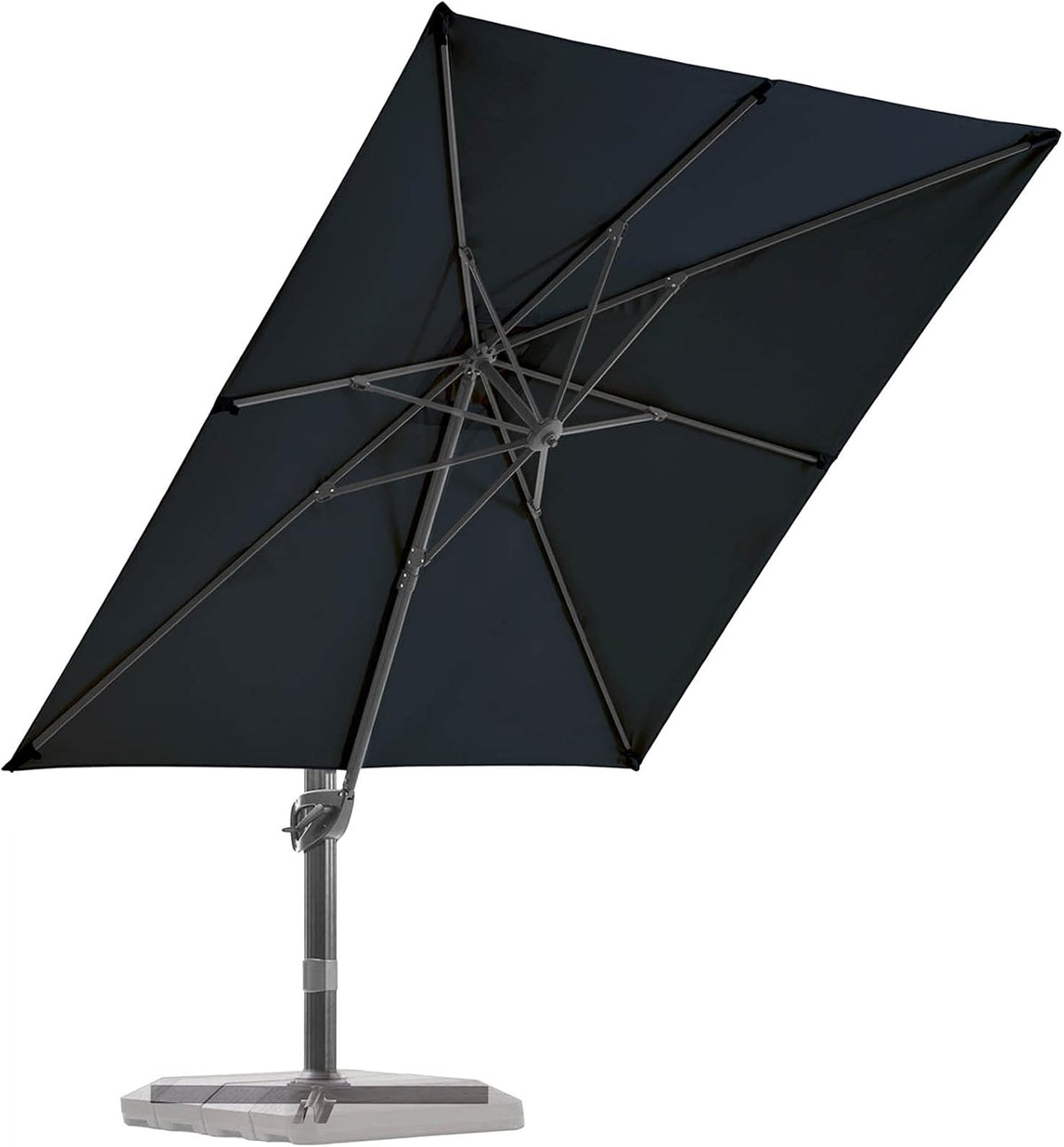 9x9 FT Aluminum Cantilever Patio Umbrella with Cross Base G238213