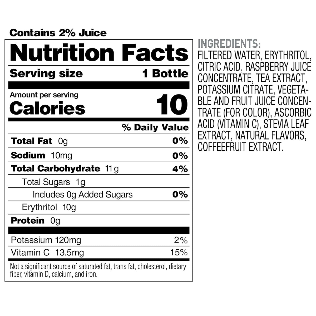 Black Raspberry Beverage, 18 fl oz (Pack of 6) I3018