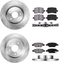 295.8 mm + 270 mm 5 Lug 4 Rotors + 8 Metallic Brake Pads G9336