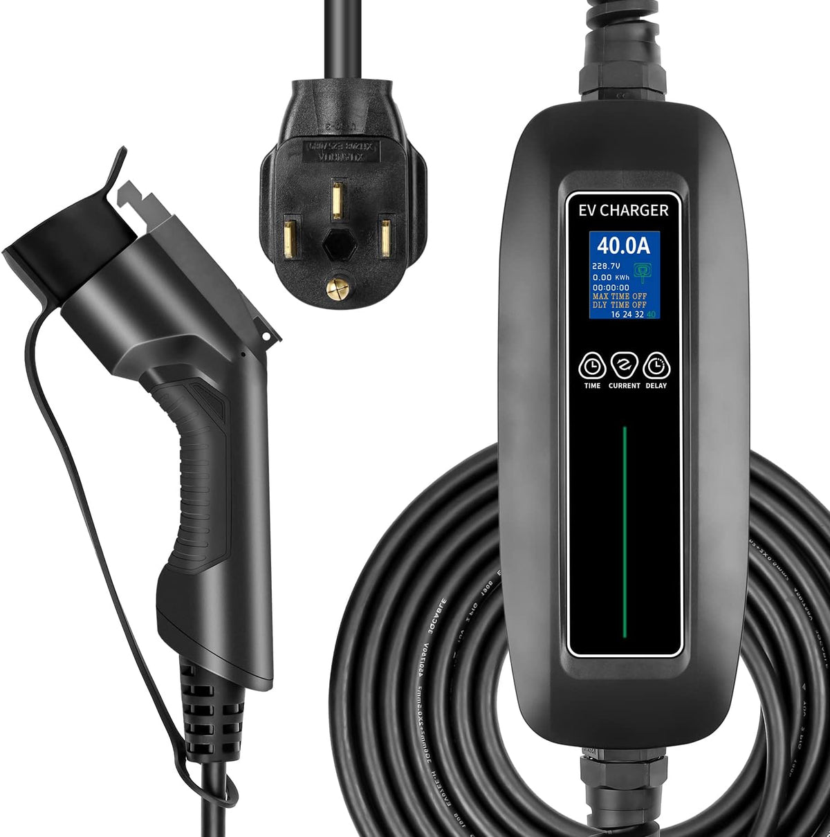 40Amp Level 2 EV Charger SAE J1772 25ft G819247
