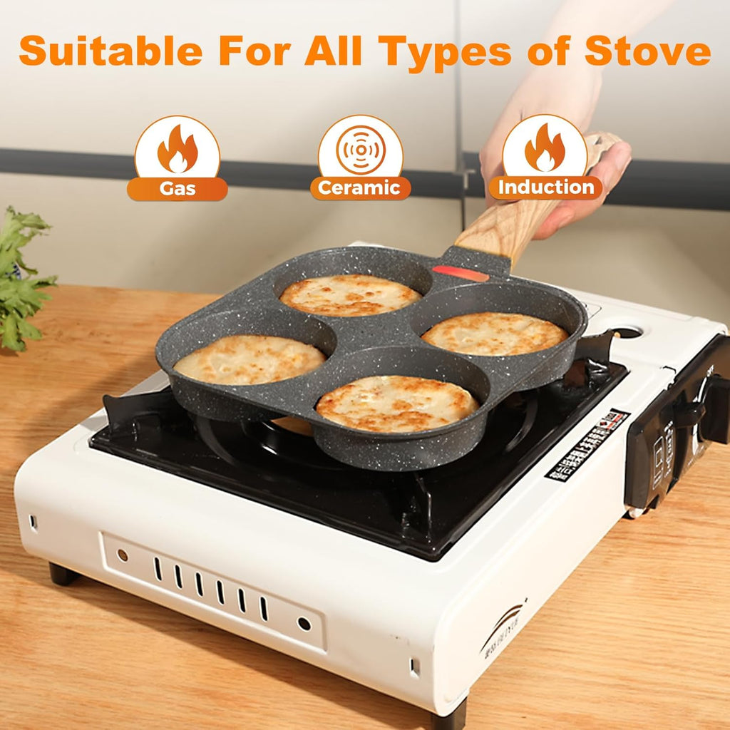 4 Cup Nonstick Aluminum Egg Pan M984