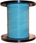 6 Fiber Indoor Distribution Fiber Optic Cable, Multimode, 50/125, OM3, Aqua H7758