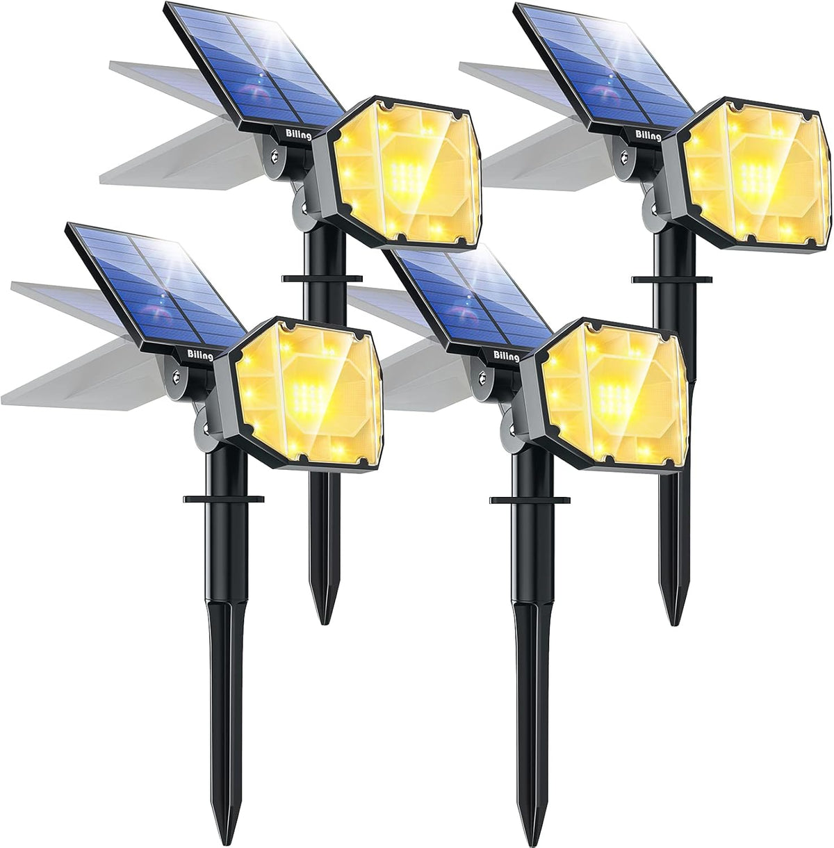 30 LED Solar Landscape Lights 4 Pack Warm White E882