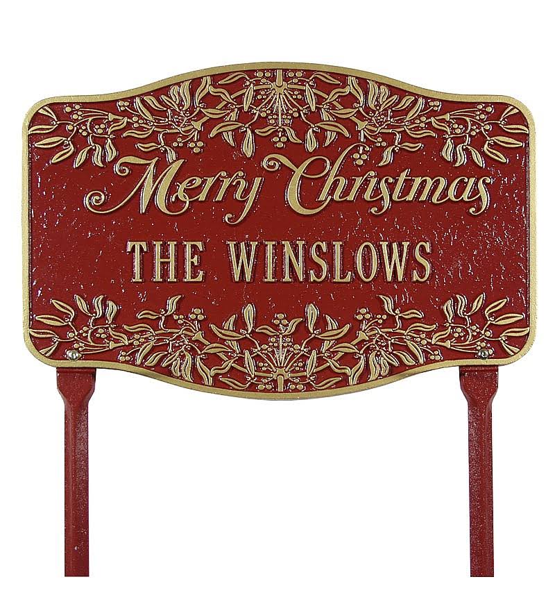 Green Cast Aluminum Yard Sign A861601